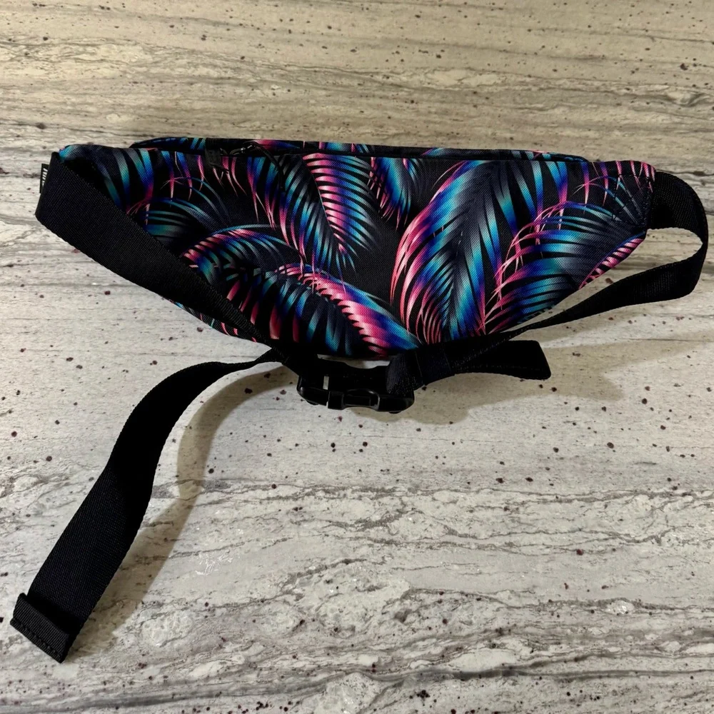 Nike Tropical Print Waist Pack / Fanny Pack – Neon Palm Print - Picture 3 of 6